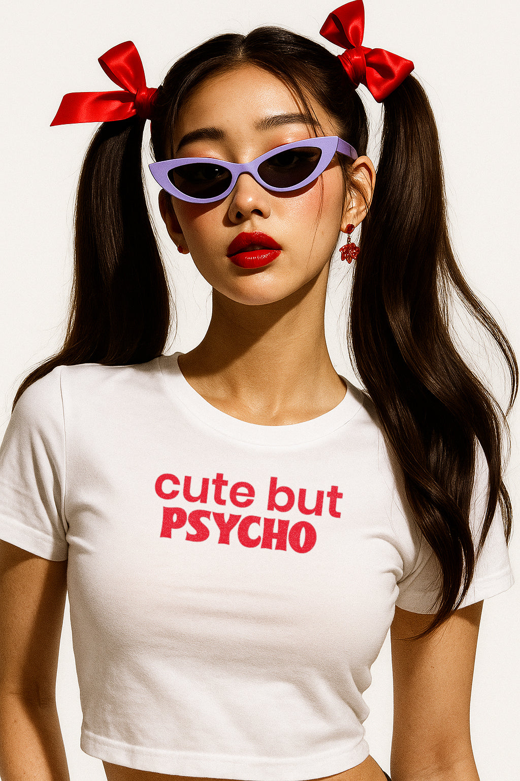 cute but PSYCHO CROP TOP